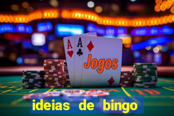 ideias de bingo para o natal