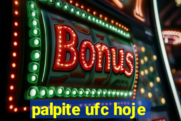 palpite ufc hoje