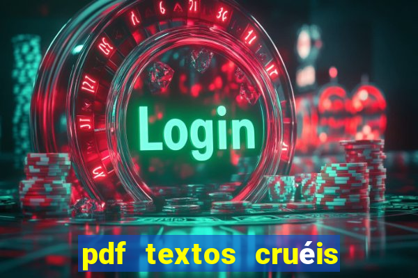 pdf textos cruéis demais para serem lidos rapidamente