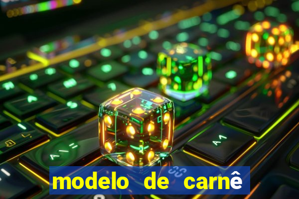 modelo de carnê de pagamento word