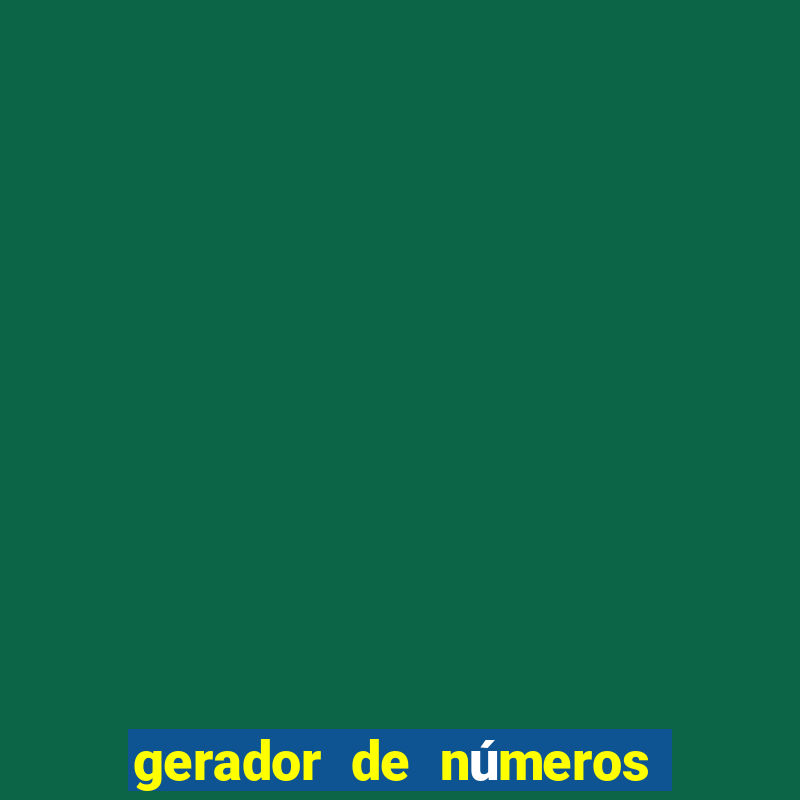 gerador de números de celular