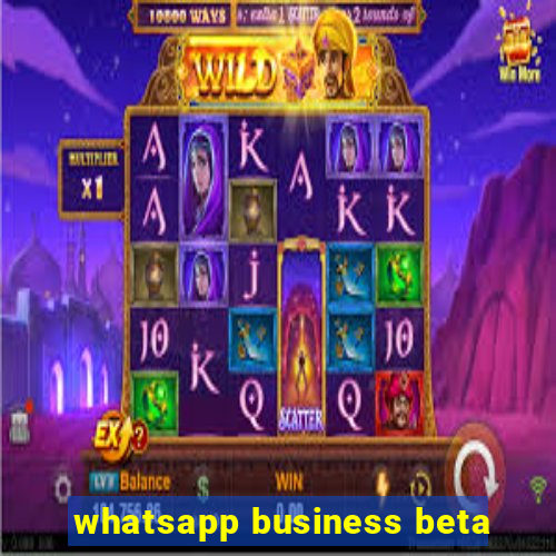 whatsapp business beta