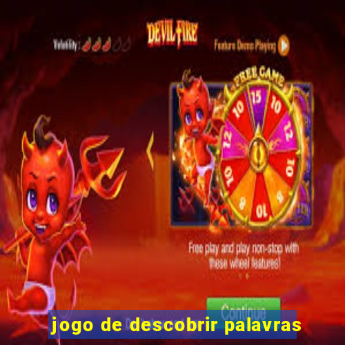 jogo de descobrir palavras