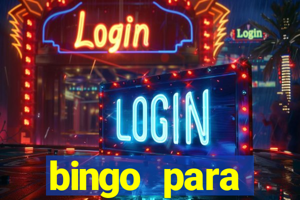 bingo para despedida de solteira para imprimir